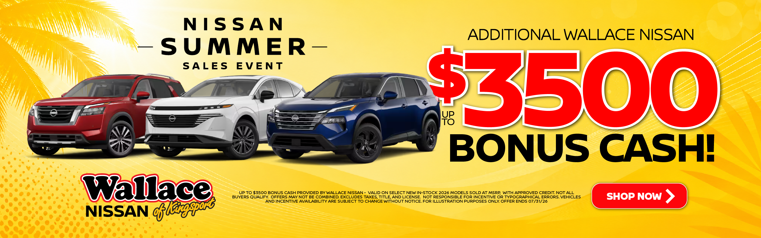 Nissan Summer Sales Event