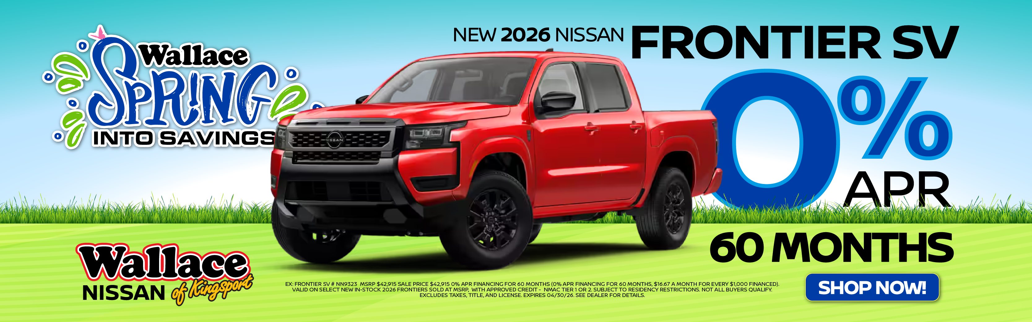 2026 Frontier SV
