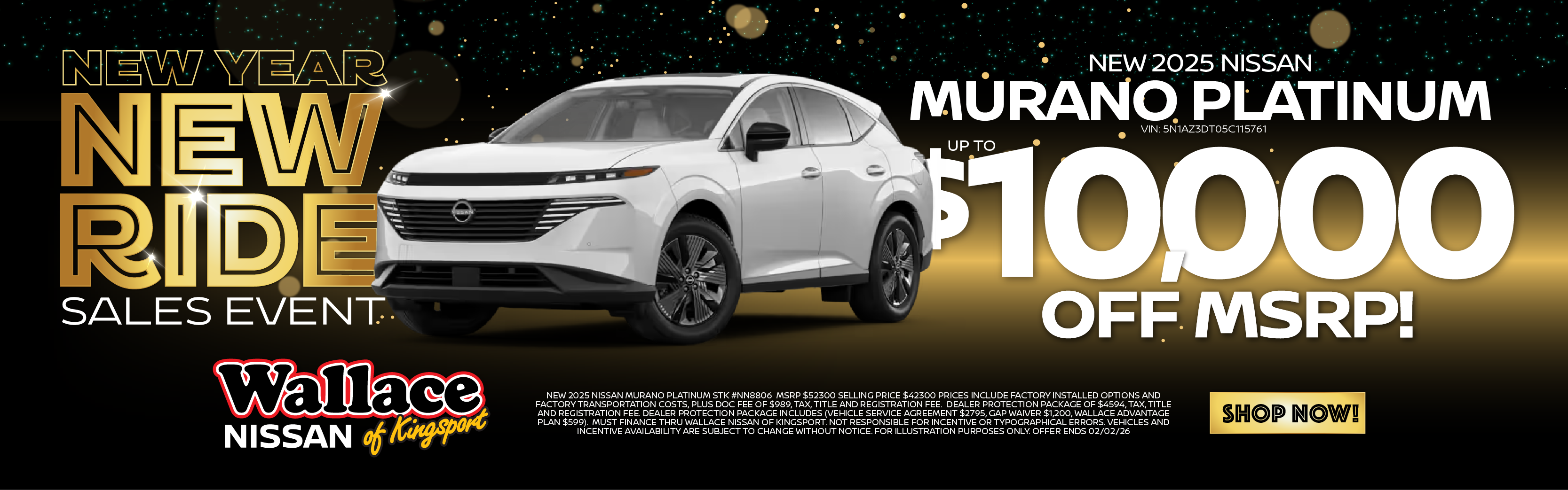 New 2025 Nissan Murano Platinum