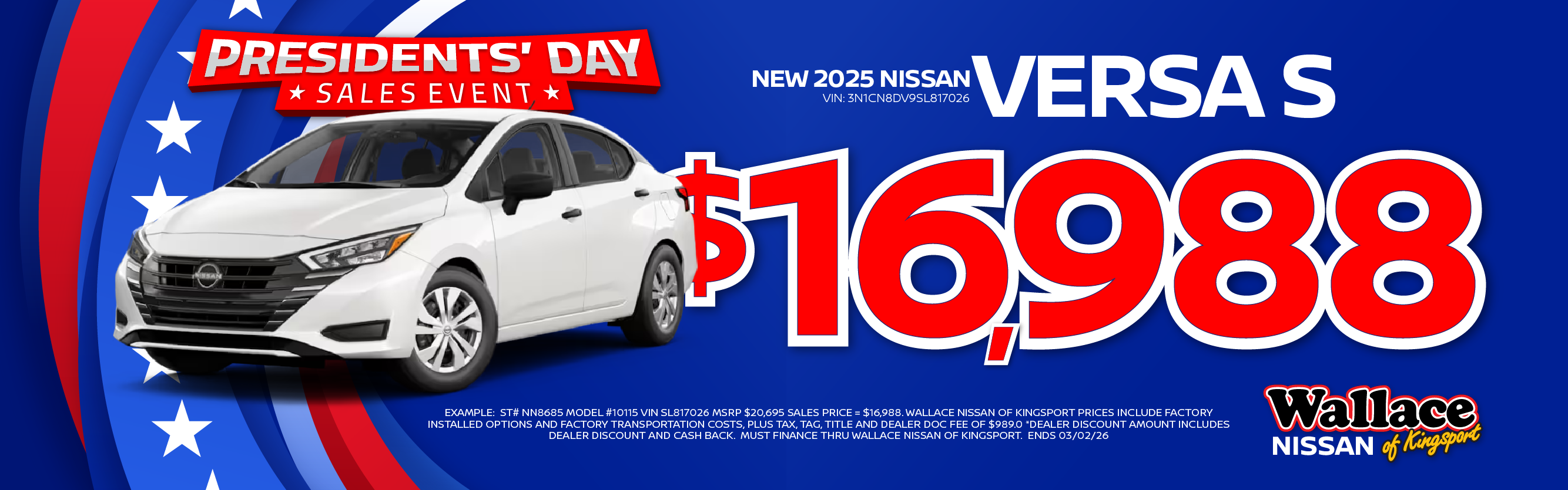 President's Day Sales Event