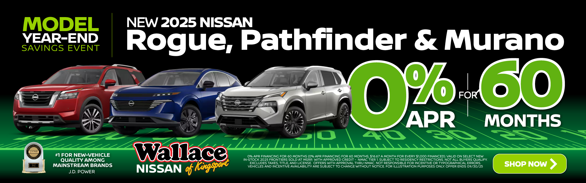 New 2025 NISSAN Rogue, Pathfinder and Murano