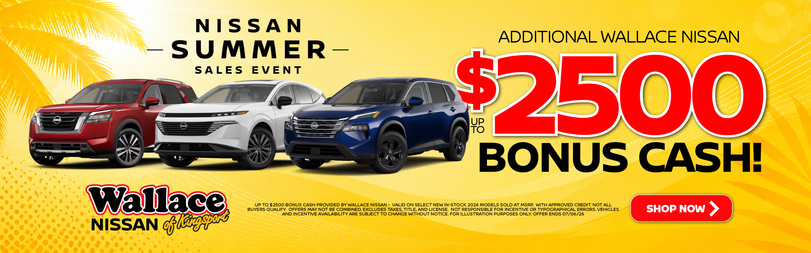 Nissan Summer Sales Event