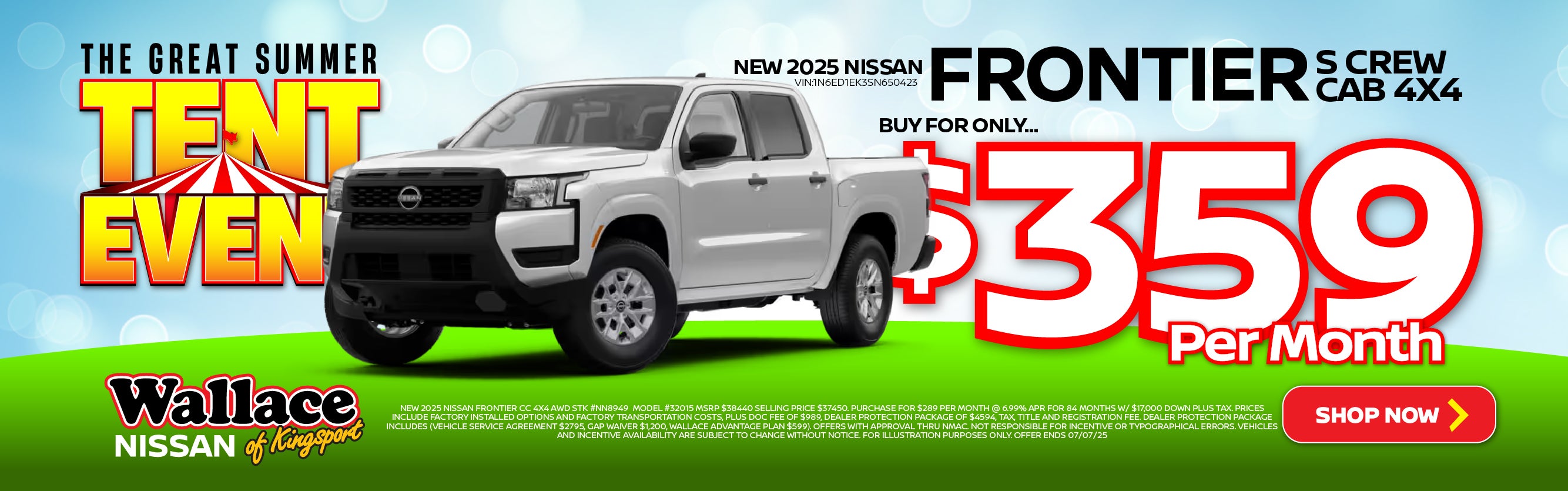 2025 Frontier Buy Offer